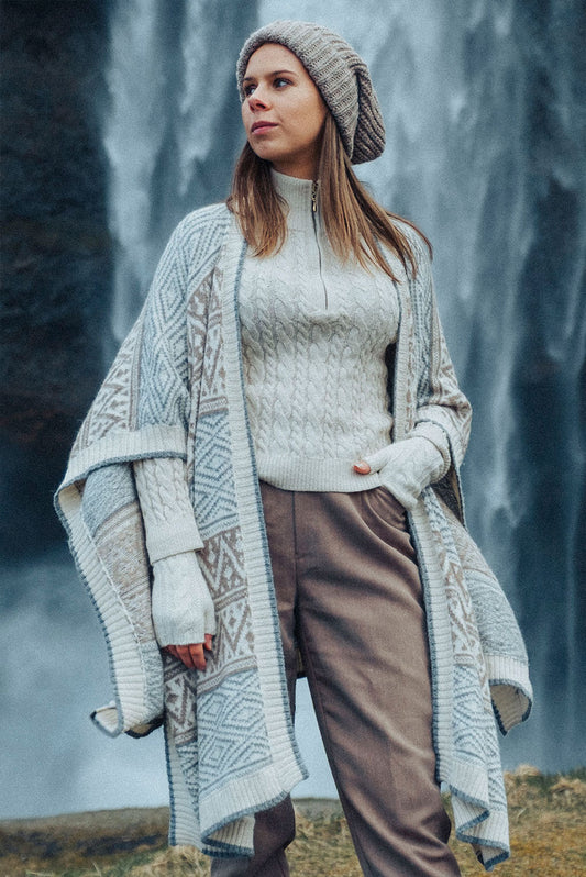 Myra Baby Alpaca Cape