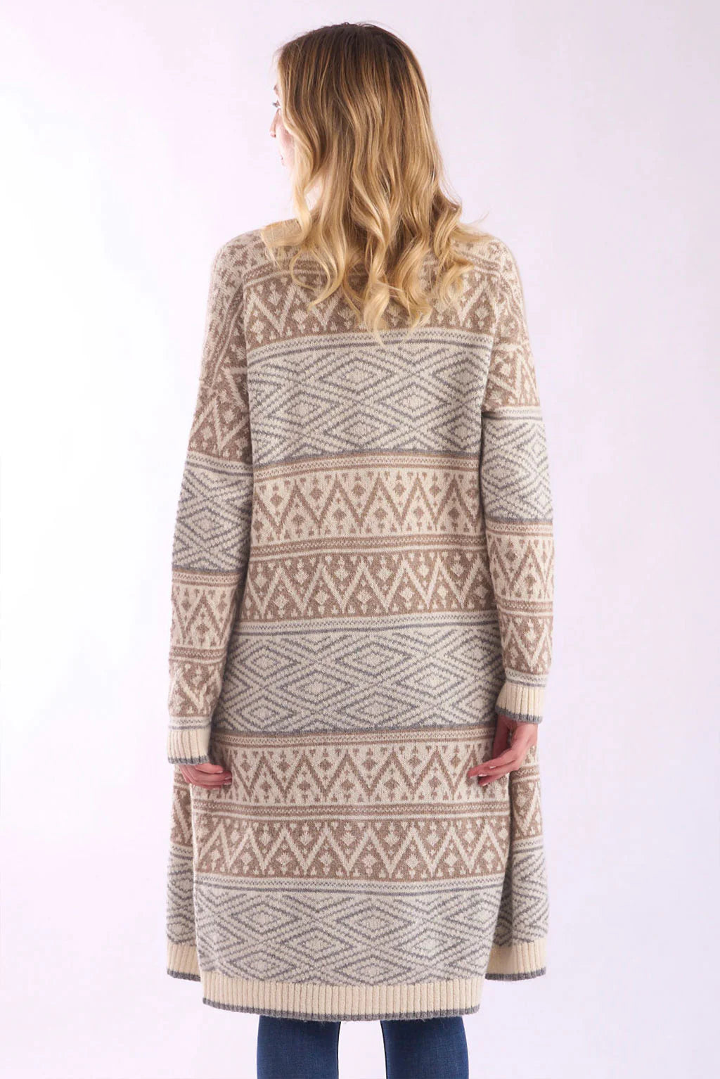 Myra Long Baby Alpaca Cardigan