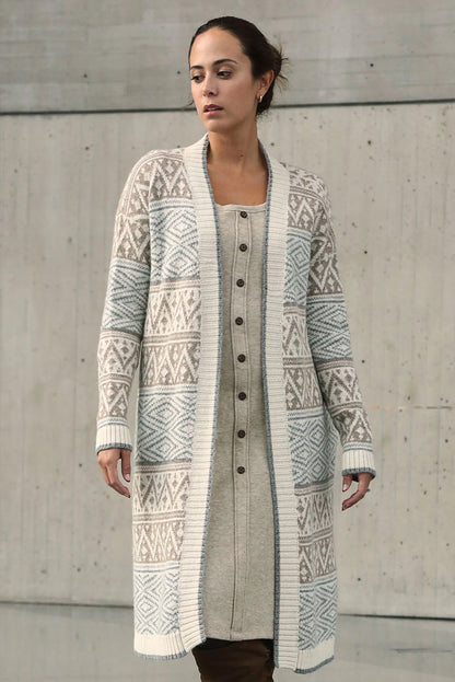 Myra Long Baby Alpaca Cardigan