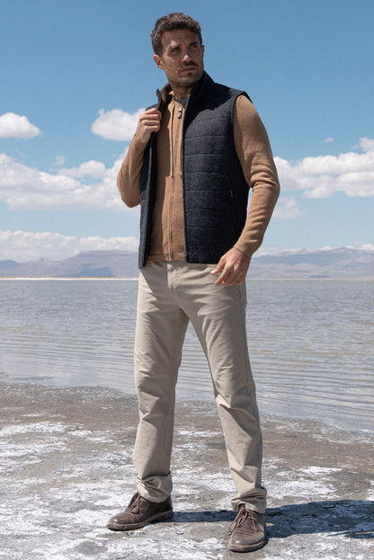 Men’s Quilted Baby Alpaca Vest