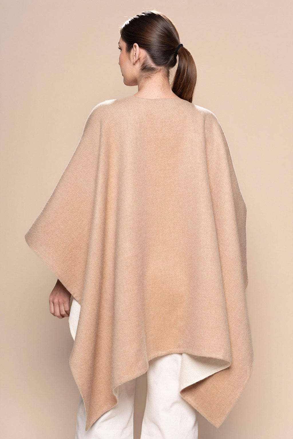 Reversible Baby Alpaca Cape