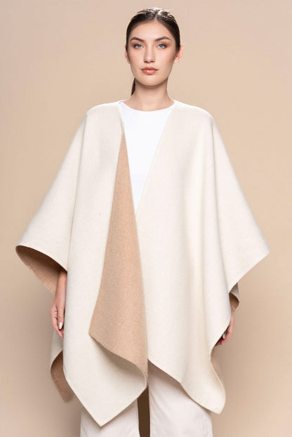 Reversible Baby Alpaca Cape