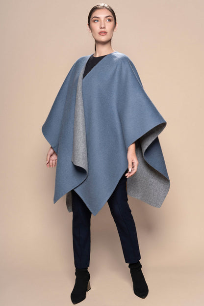 Reversible Baby Alpaca Cape