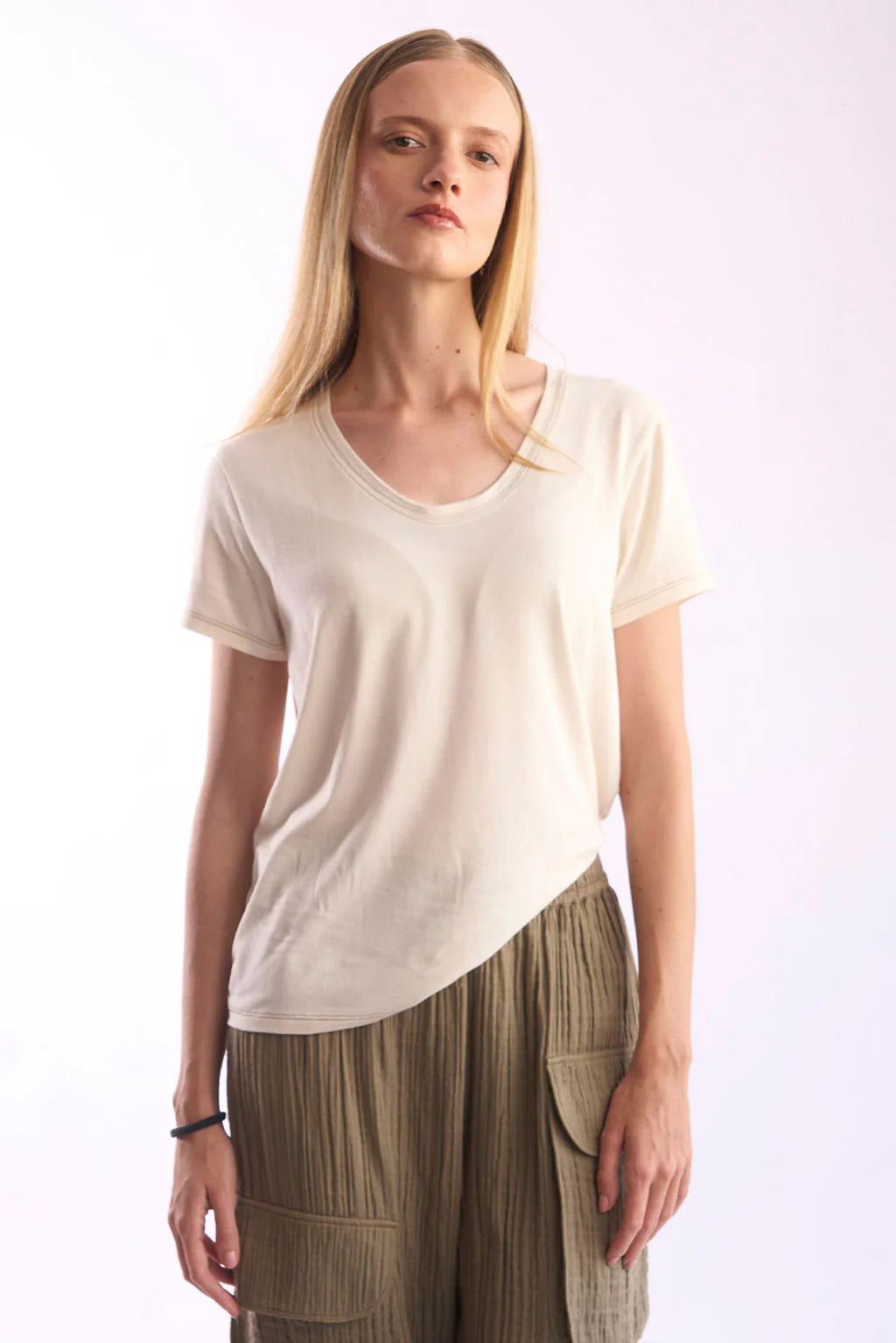 Women's Round-Neck Pima Cotton T-Shirt