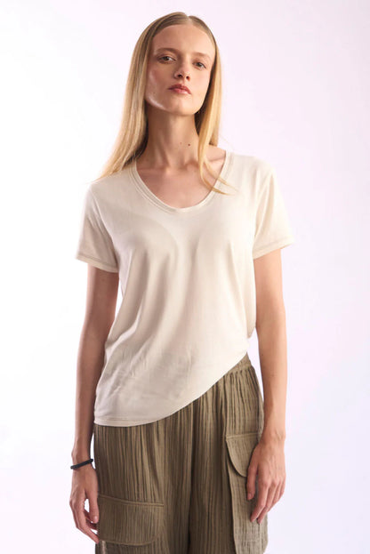Women's Round-Neck Pima Cotton T-Shirt