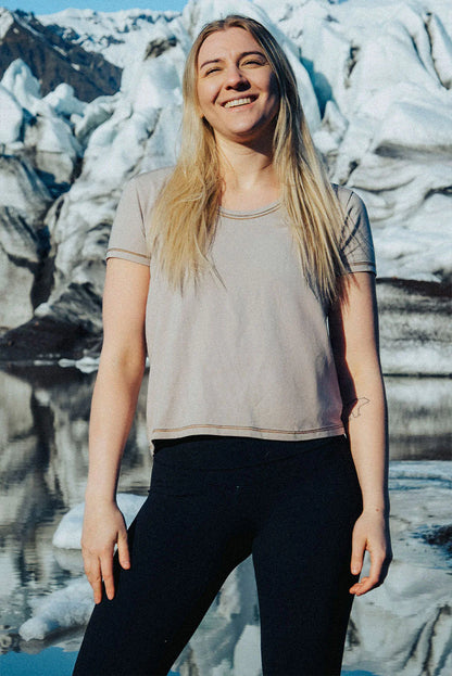 Women's Round-Neck Pima Cotton T-Shirt