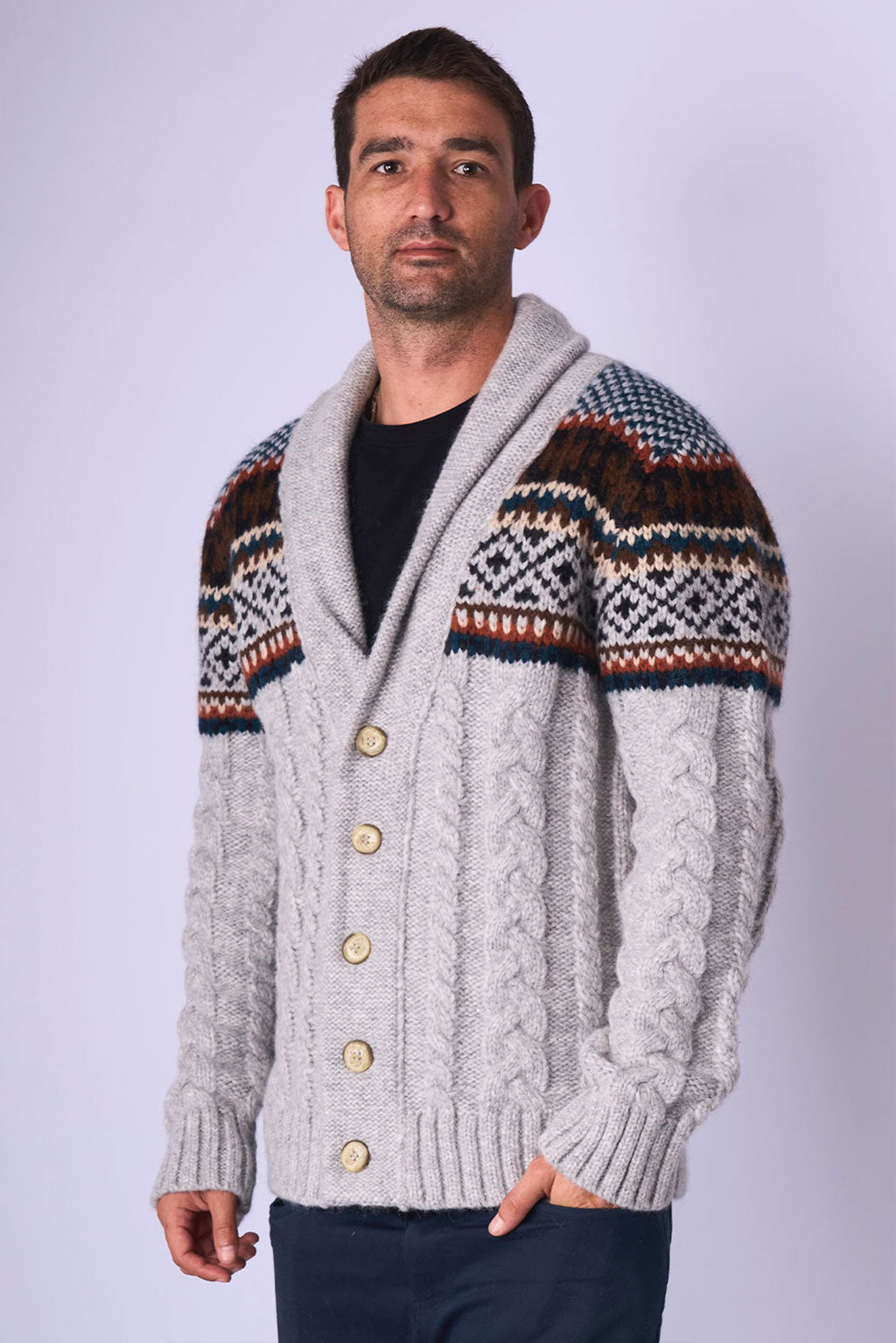 Seul Alpaca Cardigan