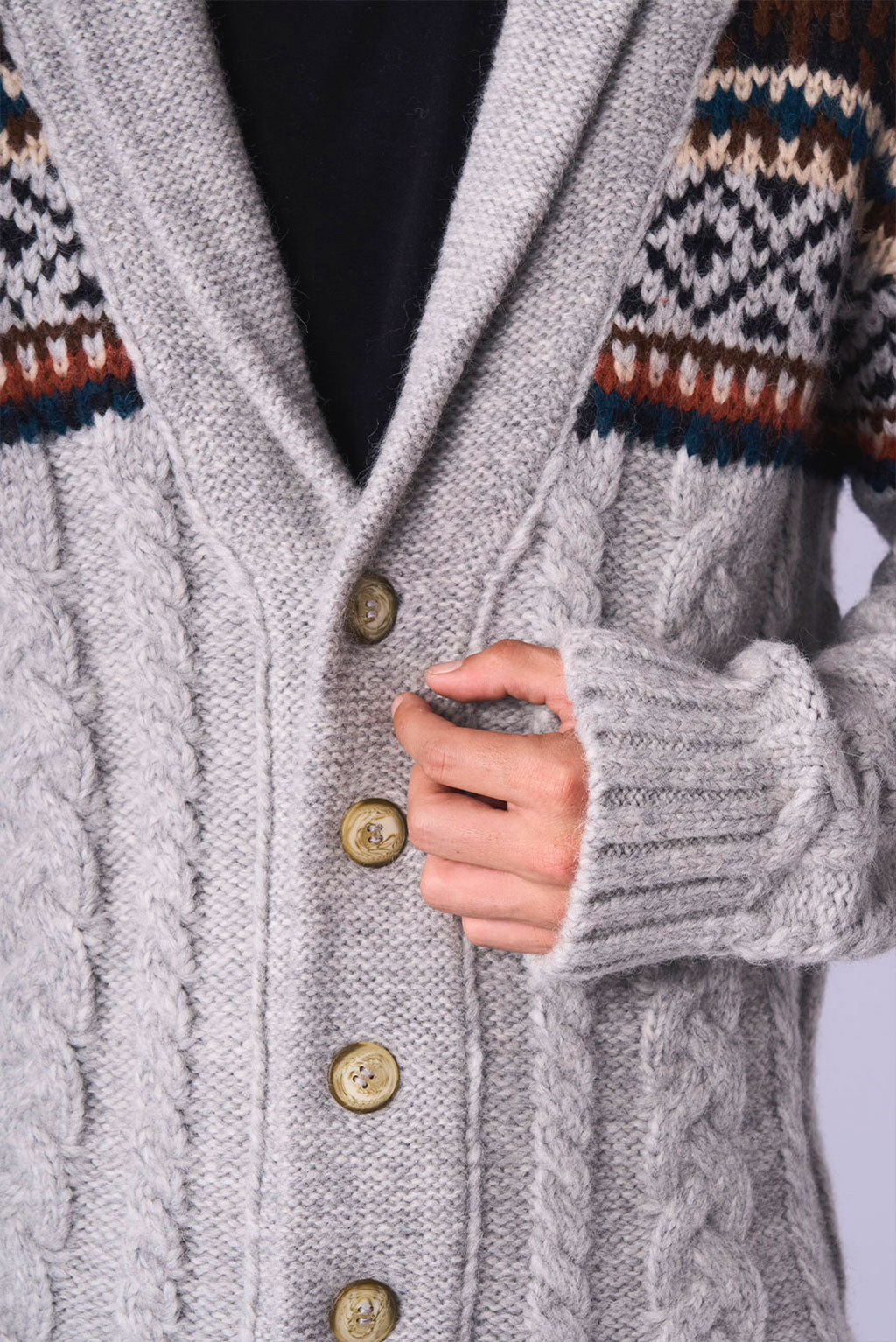 Seul Alpaca Cardigan
