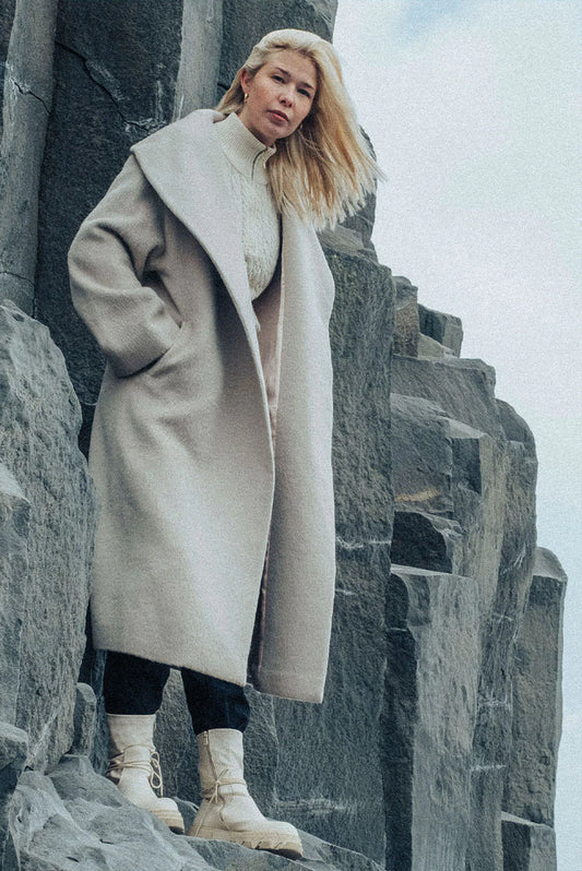 Solange Baby Alpaca Suri Coat