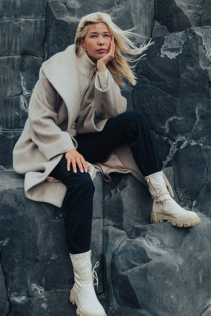 Solange Baby Alpaca Suri Coat