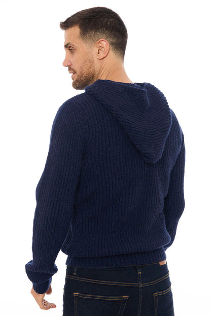 Men's Textured Baby Alpaca Hoodie