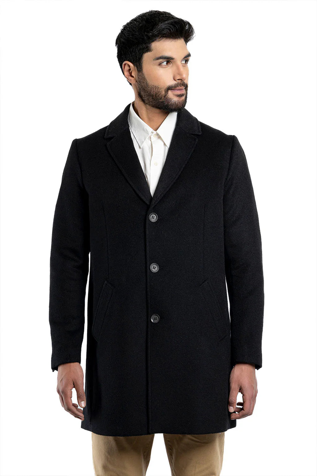 Men's Baby Alpaca Overcoat