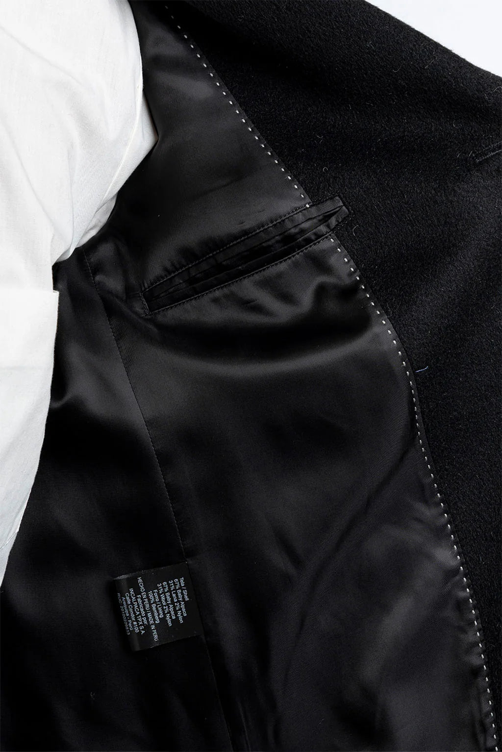 Men's Baby Alpaca Overcoat