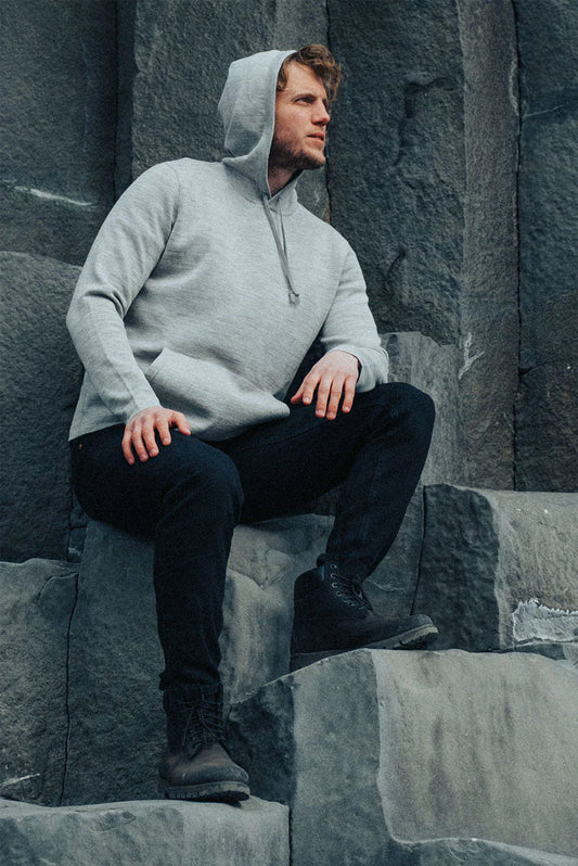 Unisex Baby Alpaca & Cotton Hoodie