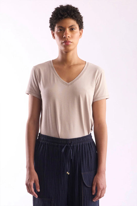 Women's V-Neck Pima Cotton T-Shirt