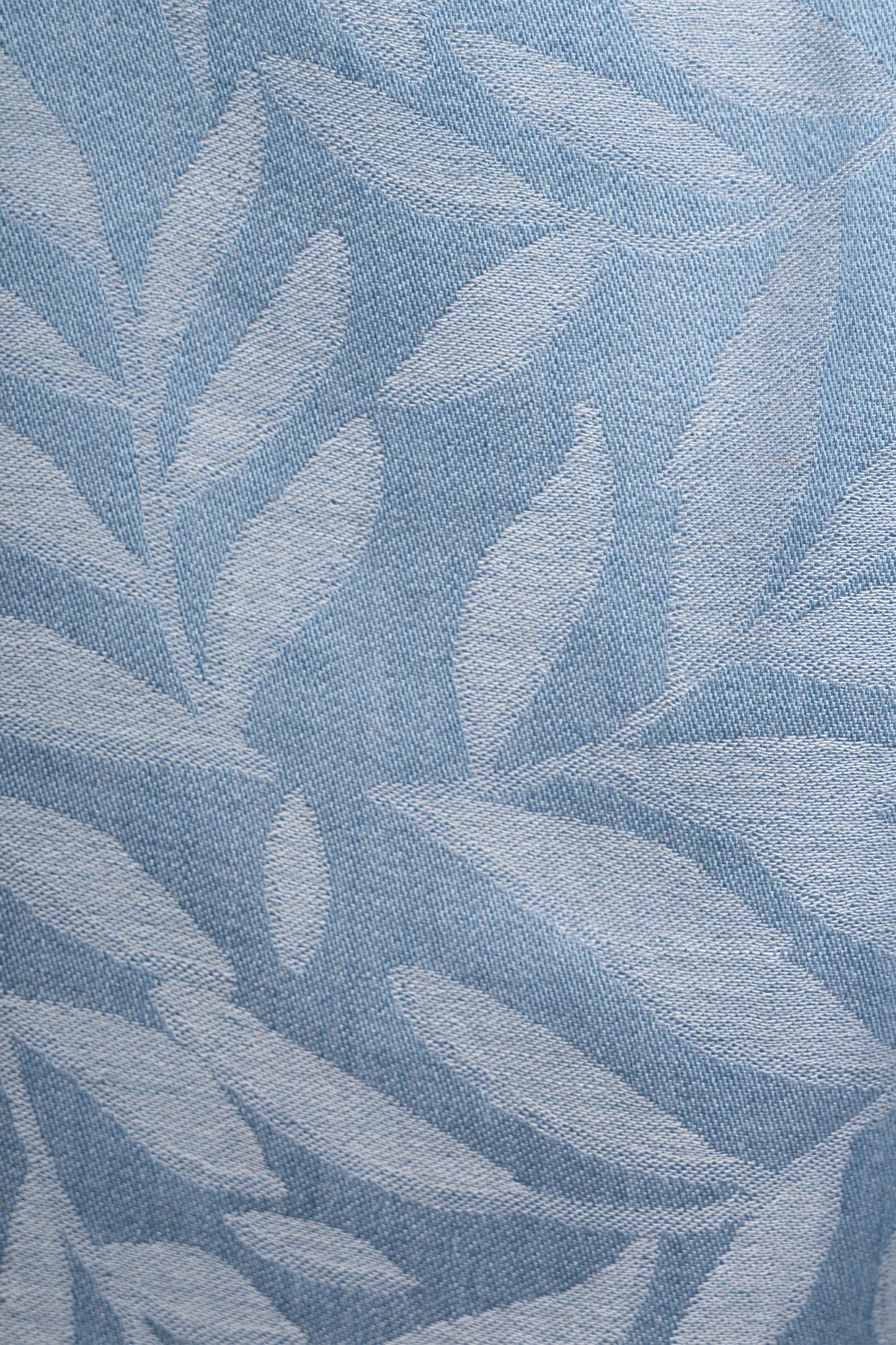 Leaf Motiv Baby Alpaca & Silk Scarf
