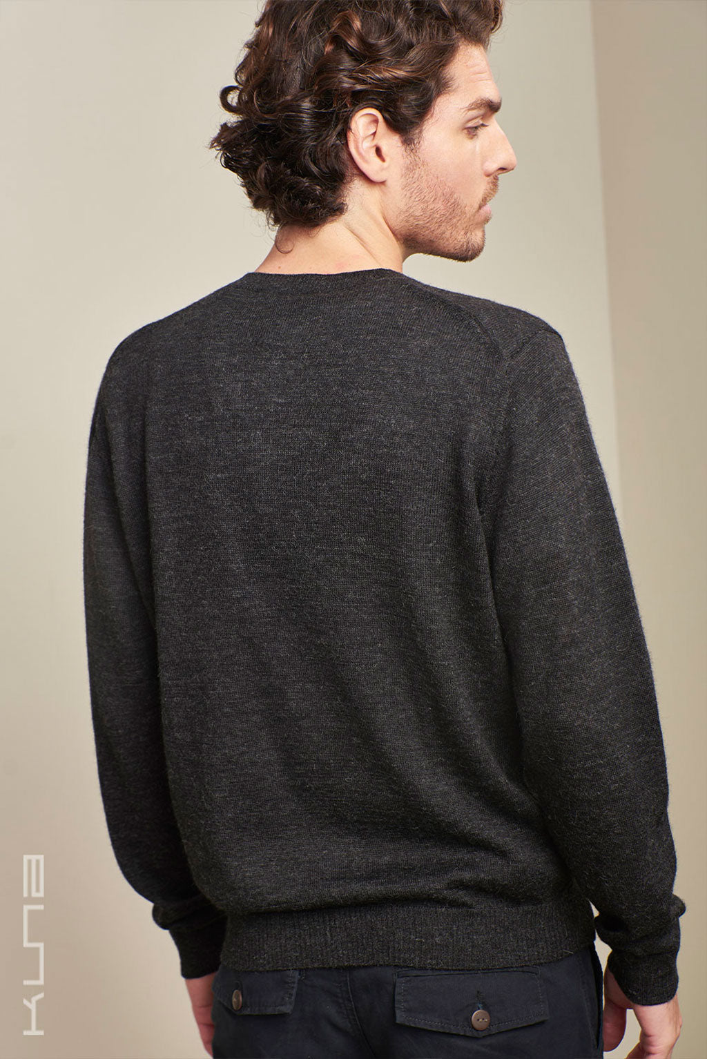 Alaska Crew-Neck Baby Alpaca Sweater