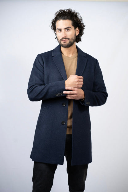 Men's Baby Alpaca Overcoat