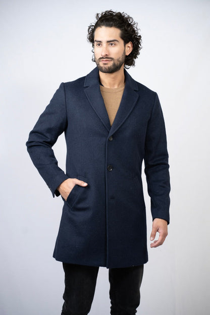 Men's Baby Alpaca Overcoat