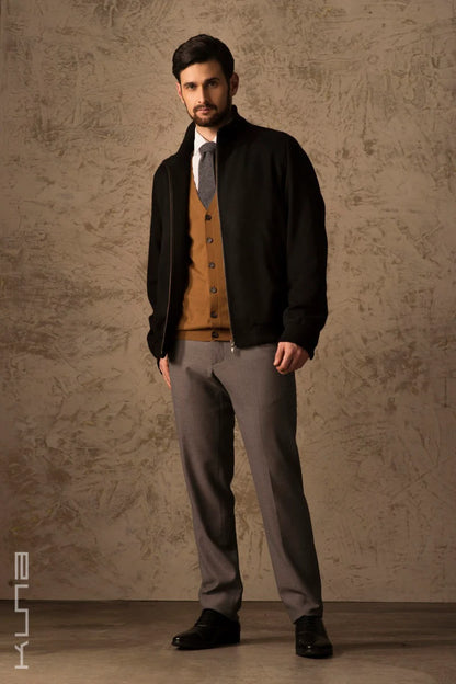 Benedict 100% Vicuña Bomber Jacket