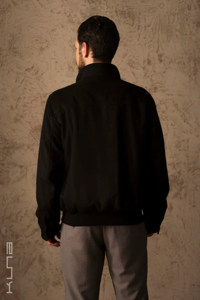 Benedict 100% Vicuña Bomber Jacket