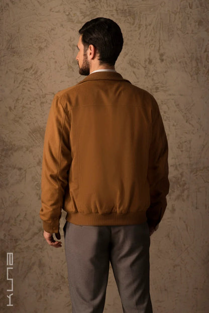 Benedict 100% Vicuña Bomber Jacket