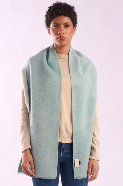 Double-Sided Baby Alpaca Suri Scarf