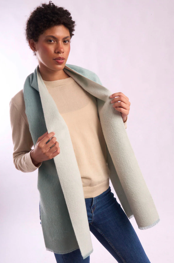 Double-Sided Baby Alpaca Suri Scarf