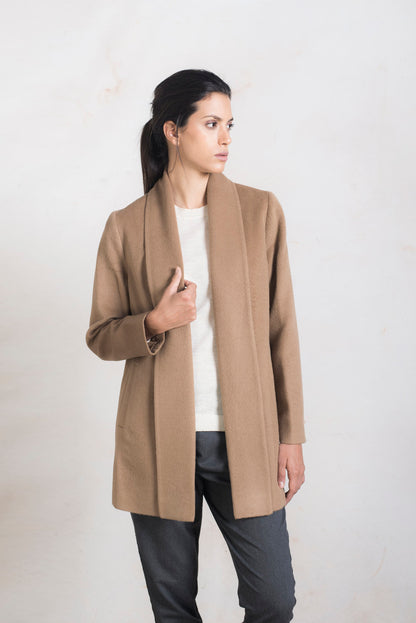 Essential Baby Alpaca Short Swing Coat