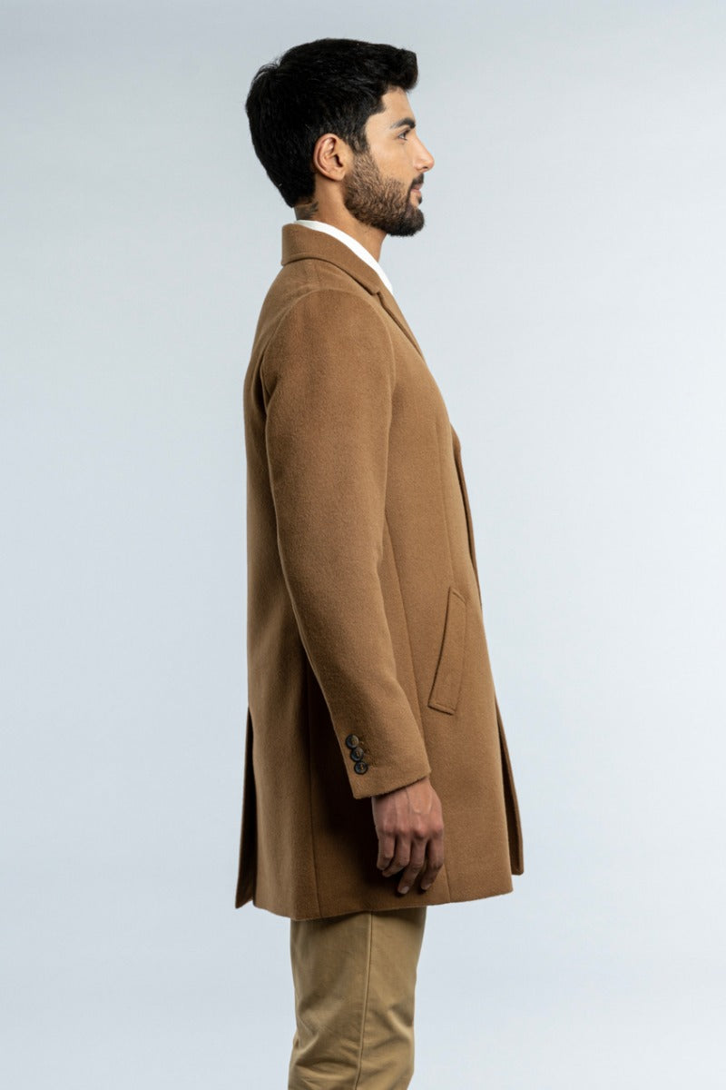 Men's Baby Alpaca Overcoat