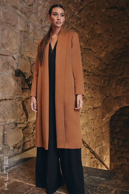 Long 100% Vicuña Swing Coat