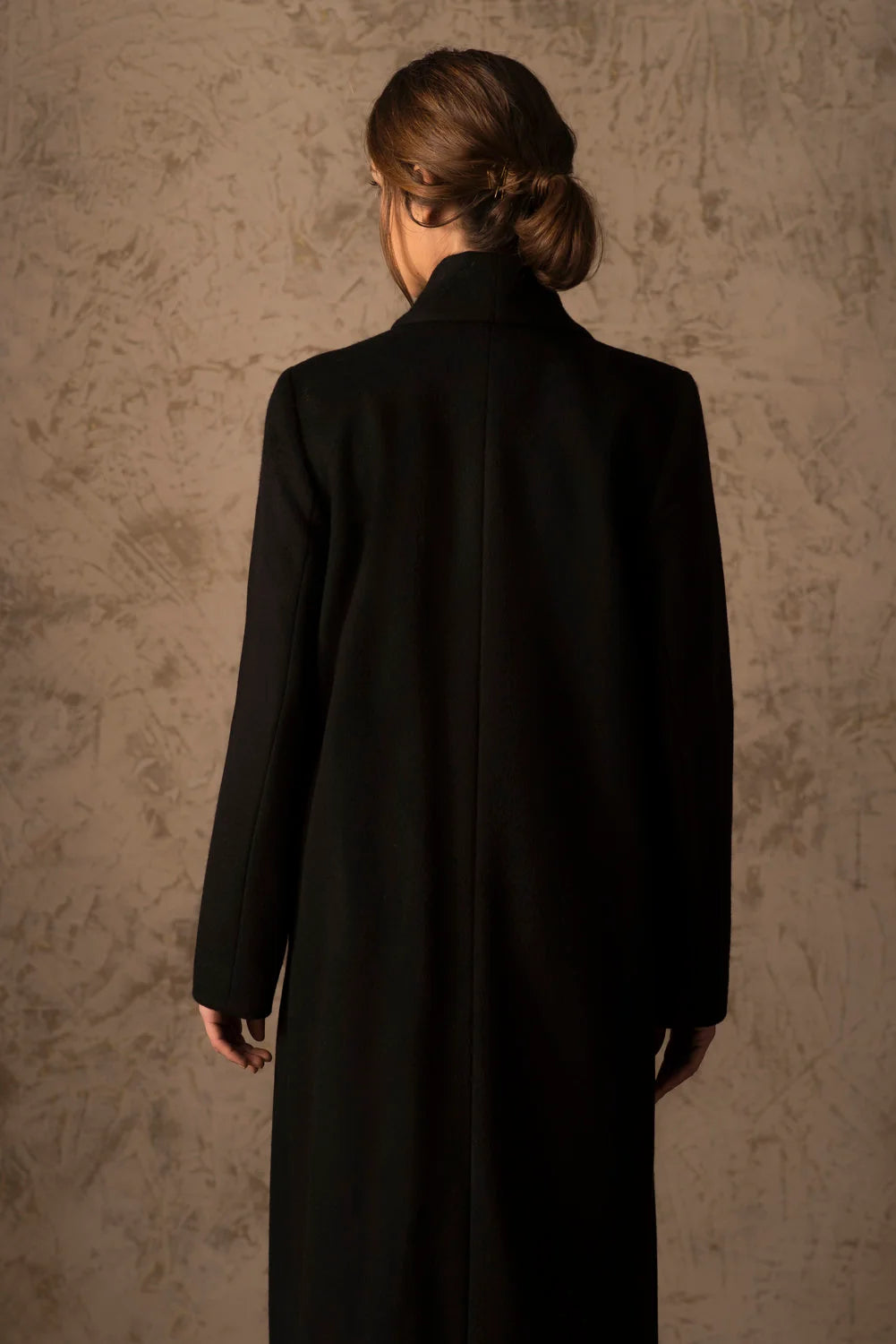 Long 100% Vicuña Swing Coat