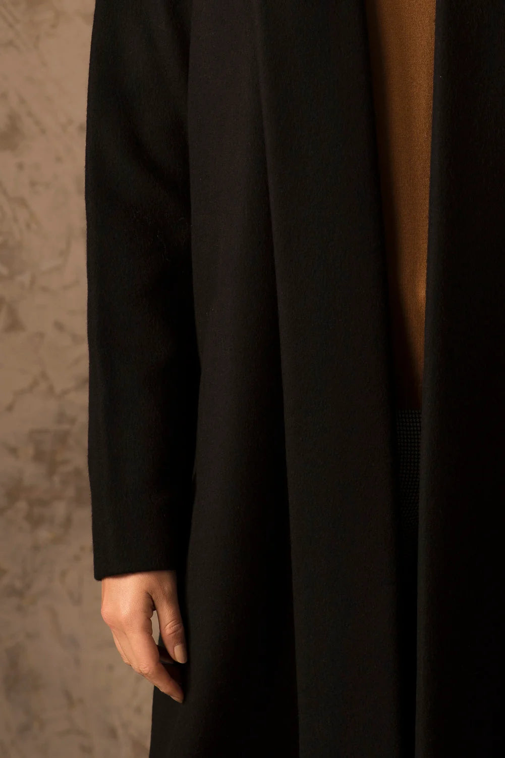 Long 100% Vicuña Swing Coat