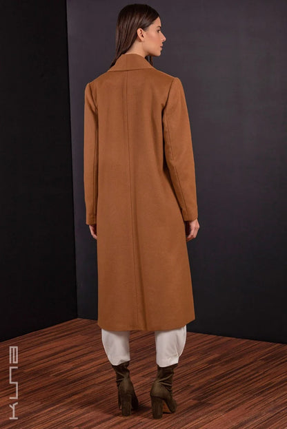 Long 100% Vicuña Swing Coat