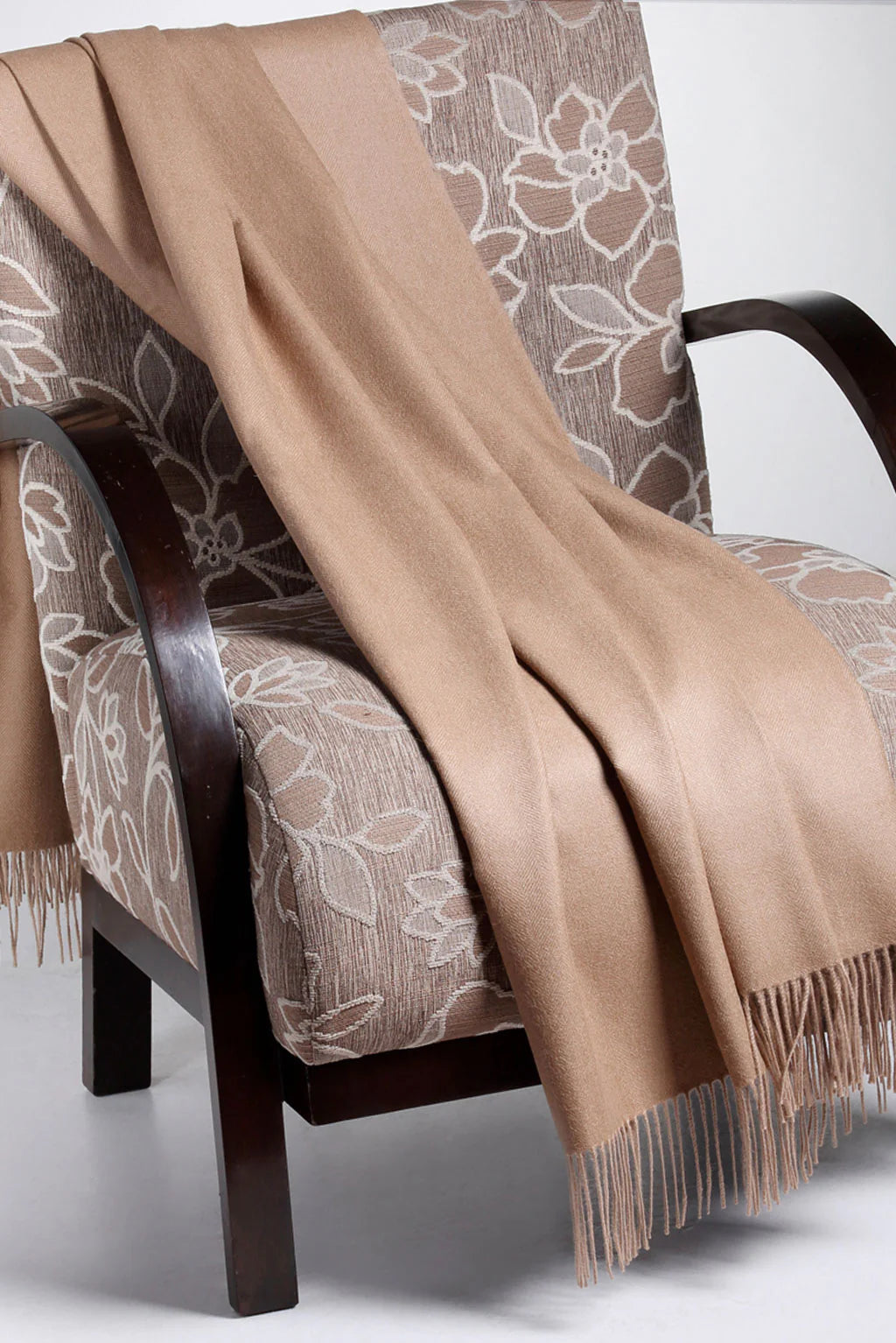 Solid Color 100% Baby Alpaca Blanket Throw